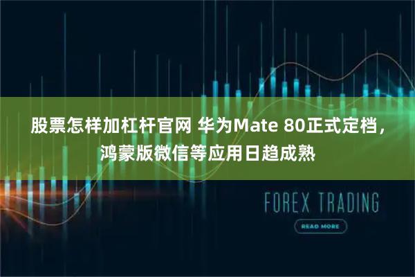 股票怎样加杠杆官网 华为Mate 80正式定档，鸿蒙版微信等应用日趋成熟